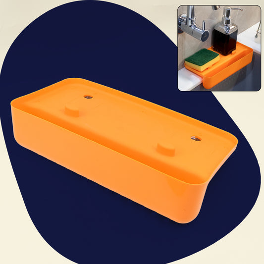 8887 Multi Functional Drainer Shelf Sink Storage Holder Sink Colander Strainer Basket (1 Pc)