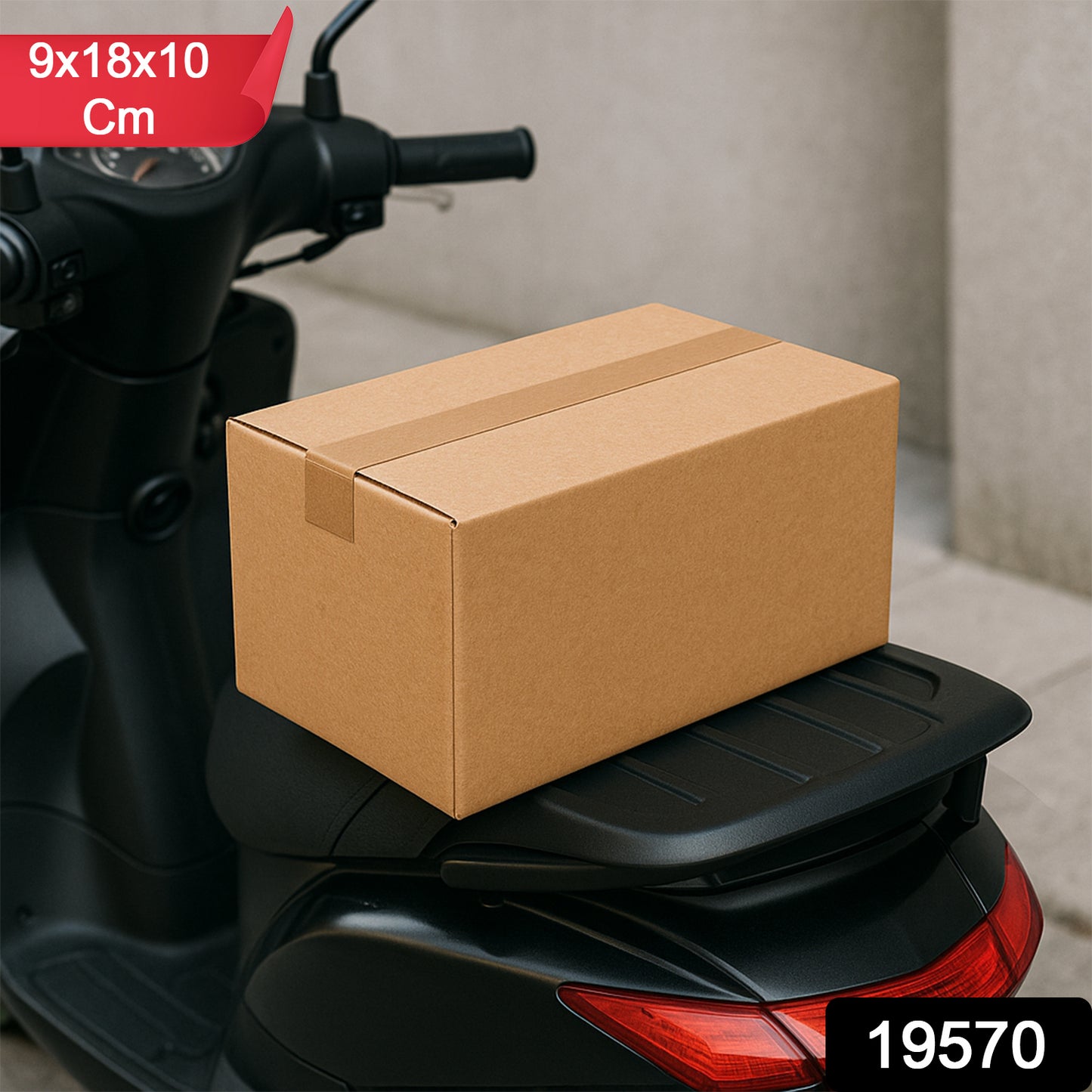 Heavy-duty Brown Box For Product Packing (9x18x10 Cm  1 Pc)