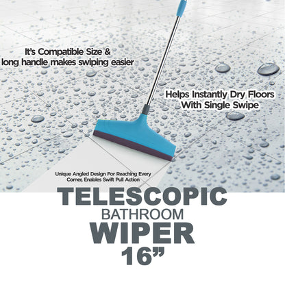 8709a Adjustable Bathroomfloor Stainless Steel Rod Wiper