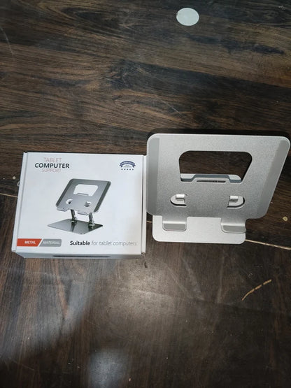 6946 360 Rotating Tablet Stand Metal Alloy Adjustable Height Rotation Bracket Suitable For Tablet Computers For Desk Ergonomic Foldable Metal Tablet Holdertabletsmobile Phones