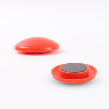 Red Board Magnets Circular Plastic Buttons (1 Pc)