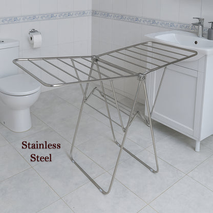 Supermom Premium Stainless Steel Heavy Duty Foldable Cloth Drying Stand (1 Pc)