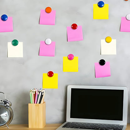 Green Board Magnets Circular Plastic Buttons (1 Pc)